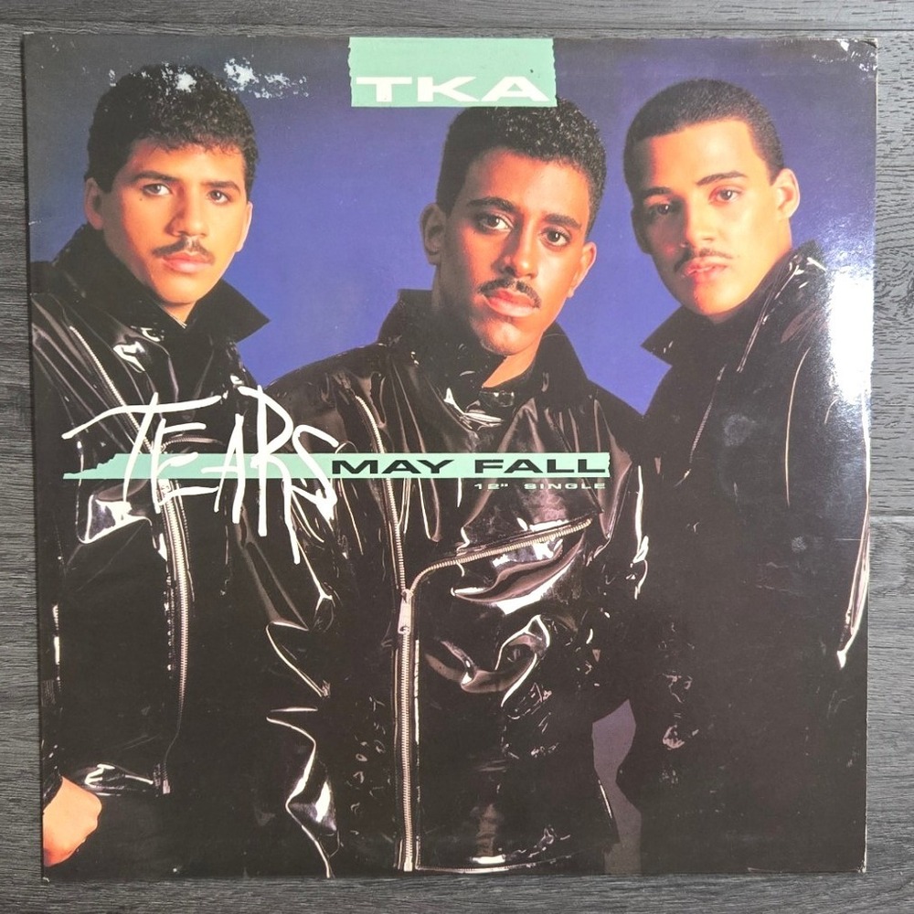 TKA Tears May Fall 12" Vinyl Single 1987 Tommy Boy Freestyle Dance TB 907